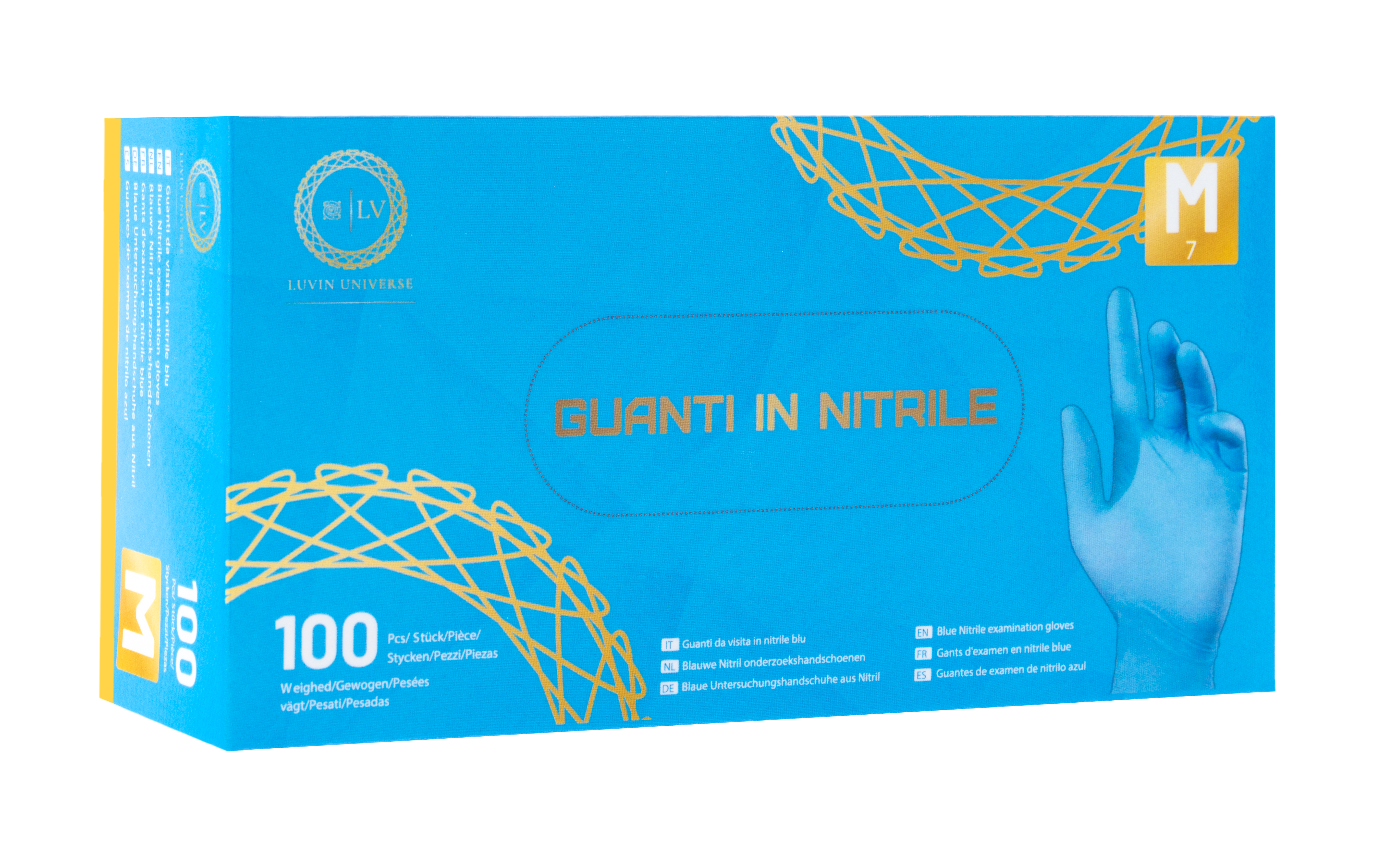 Guanti Blu M